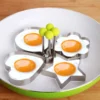 4-Pieces Stainless Steel Egg Rings Set
