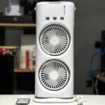 Portable Rechargeable Dual Head Fan - Alternate View