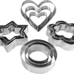 12-Piece Stainless Steel Cookie Cutter Set