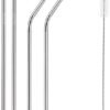 Reusable Stainless Steel Straws Set