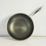 Imported 3-Ply Honey Comb Stainless Steel Fry Pan - Alternate View