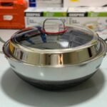 Imported 3-Ply Stainless Steel Wok –HoneyComb Handii - Alternate View