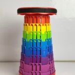 Portable Collapsible Stool Lightweight, Adjustable