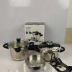 Stainless Steel Pressure Cooker Set