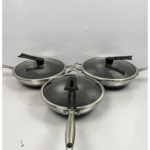 Honeycomb Pattern Laser Coated Fry Pan
