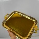 3-Piece Golden Rectangle Trays Set - Alternate View