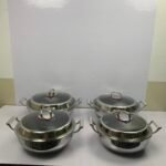 Laser Coated Honeycomb Karahi/Handi – SUS 316L