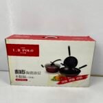 I.R. Polo Club 3-in-1 Non-Stick Cookware Set – Granite Finish - Alternate View