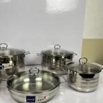 Korkmaz A-1901 Pro Astra Cookware Set – Solar Base System