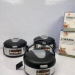 Happy Brand Thermo Pot Set | 3-Piece Insulated Stainless Steel