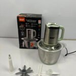 RAF SUS 304 Food Processor – 1200W, 3L Stainless Steel Chopper