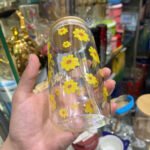 Good Morning Print Glass Cup