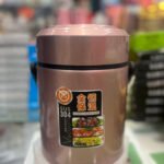 Pink Vacuum SUS 304 Food Container | Dual Coating & Stainless Steel Interior