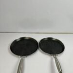 Honeycomb Pizza Pan SUS 316 – Stainless Steel Handle | 28cm & 30cm