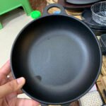 Sizzling Plate with Wooden Base & Meat Press| Round Design