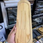 Sizzling Plate | Extra Long | Wooden Base - Alternate View