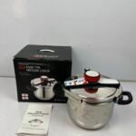 Knob-Type Stainless Steel Pressure Cooker 9L