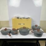 DONNOR 15 Pcs Never-Stick Cookware Set
