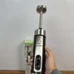 KOLAX Immersion Hand Blender for Kitchen Mixing, Smoothies, Soups, 1000 Watt Powerful, Silver