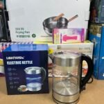 Luumande Glass Electric Kettle With 1.7L Capacity & Blue Led Indicator