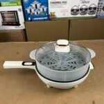 Electric Multifunctional 2 in 1 Frypan and Steamer 28cm