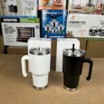 1000 ML STAINLESS STEEL TUMBLER -  White & Black Color