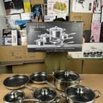 Kissing the Kitchen 10pcs Laser Coating Cookware Set
