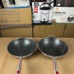 34cm and 36cm Frypan Honeycomb Design - SUS 316