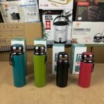 Stainless Steel Vaccum Bottle Availible in 800ml & 1000ml in Red, Blue, Black, & Olive Colours