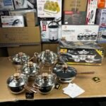 Kaisa Villa Stainless Steel 5 Layer Bottom 12 PCs Cookware Set