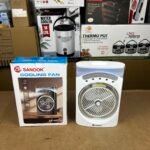 Sanook Cooling Fan LR-5577 - 2-in-1 cooling: Powerful Fan + Mist Spray